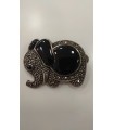 Elephant brooch.